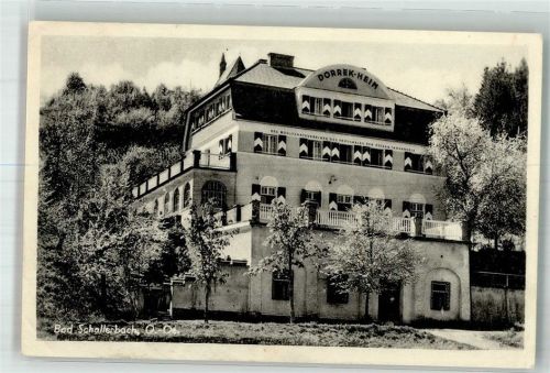 Bad Schallerbach 1949 Hotel Dorrek-Heim