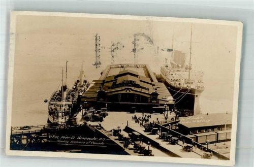Vancouver 1925 Hafen Bahnhof Auto