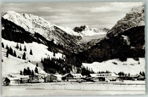 Reichenbach Entschenkopf 2043 m Nebelhorn 2224 m Rubihorn 1957 m Winter Schnee