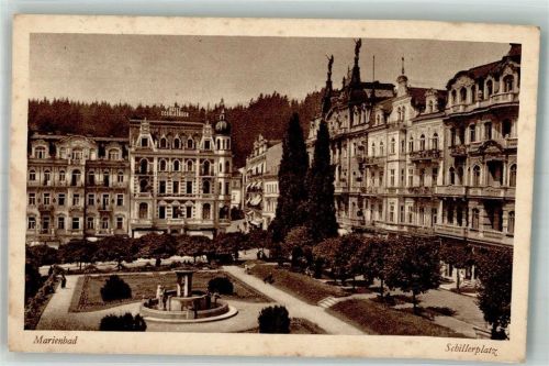 Marianske Lazne 1937 Schillerplatz Hotel