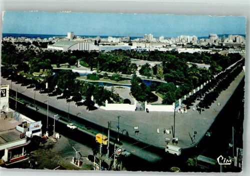 Oran 1965 Tankstelle Auto Sportplatz