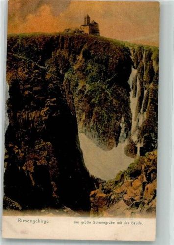 Petersdorf Piechowice 1913 Foto AK Schneegrubenbaude Riesengebirge