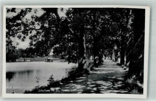 Litschau 1942 Teichpromenade