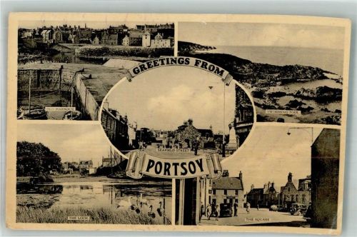 Banff Portsoy Alter Hafen Seafield Street The Loch the Square