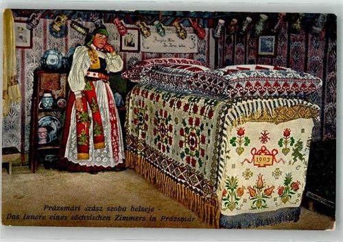Kronstadt Prazsmar Prejmer Tracht sächsisches Zimmer