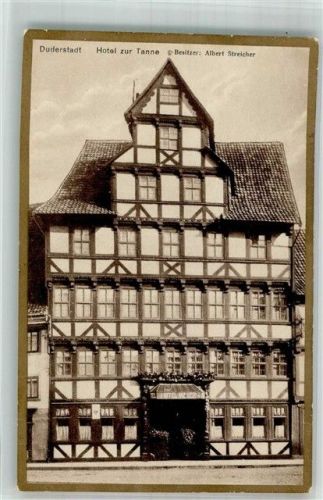 Duderstadt 1927 Hotel zur Tanne