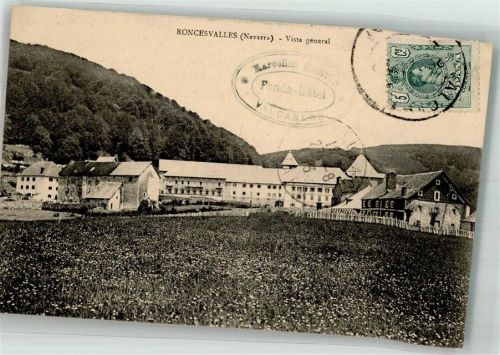 Roncesvalles 1903 Marke bildseitig