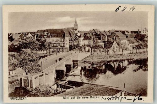 Havelberg Blick auf die neue Brücke