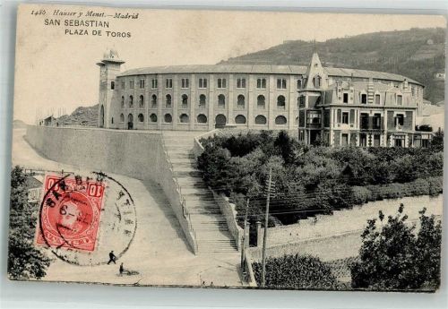 San Sebastian Plaza de Toros Marke bildseitig