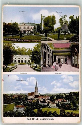Bad Hall Kurhaus Kurpark Trinkhalle