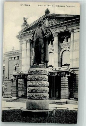 Oslo Denkmal Björnson Nationaltheater