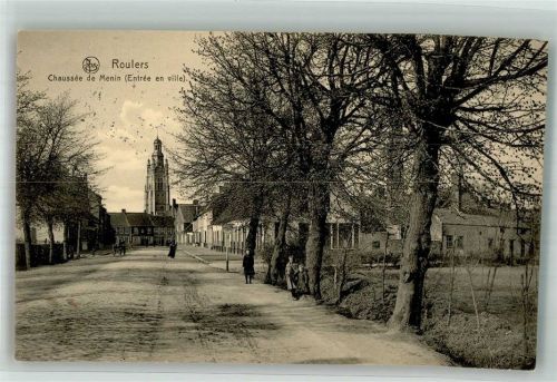 Roulers 1916 Chaussée de Menin Feldpost WK I XXVI. Res.Armee-Korps
