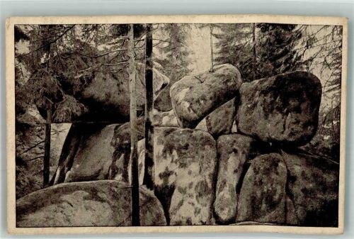 95632 W8592 Luisenburg Foto AK Die drei Brüder Felsen