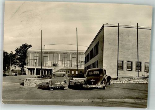 Heilbad Heiligenstadt Kulturhaus Oldtimer EMW 340 Fotograf Darr VEB Bild und Heimat