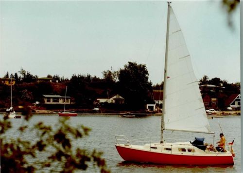 24354 W2332 Missunde FOTO KEINE AK Jachthafen Segelboot