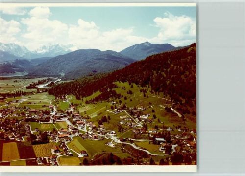 Wallgau Luftaufnahme