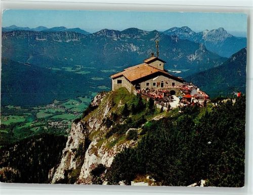 Obersalzberg Kehlsteinhaus mit Lattengebirge Zwiesel und Hochstaufen