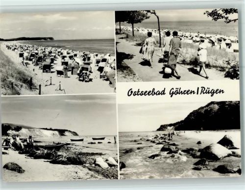 Göhren Strand Strandkörbe Promenade 4-Bildaufnahme