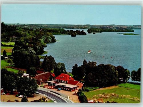Dersau Luftaufnahme Gasthof Zur Mühle am See