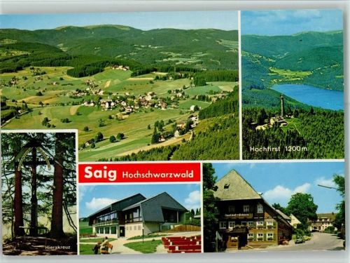 Saig Hochfirst Ortsanischt Hierakreuz Gasthof Ochsen