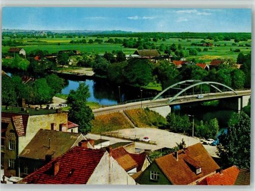 16248 O1305 Oderberg , Mark - Ortsanischt Brücke