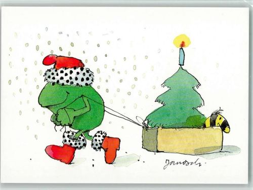 Frosch als Nikolaus