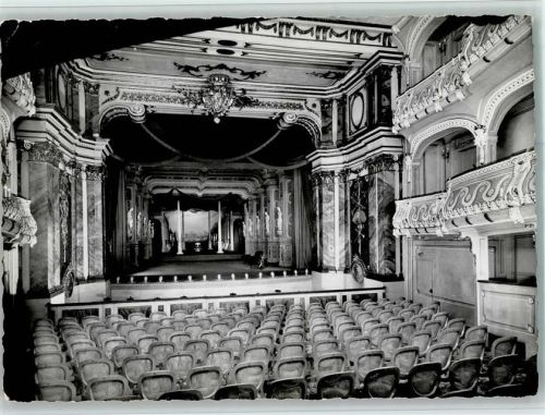 Schwetzingen Rokoko-Theater Innenaufnahme im Schloßgarten