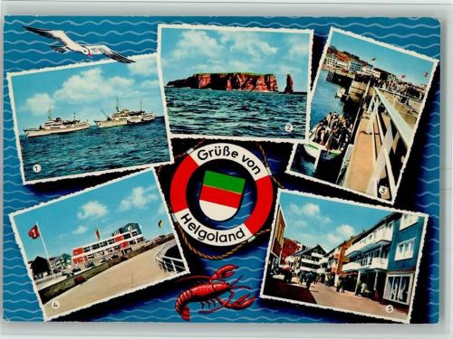 Helgoland Seebäderschiff Nordspitze Landungsbrücke Kurhaus Unterstadt