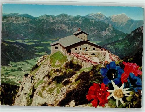 Obersalzberg Kehlsteinhaus mit Lattengebirge Zwiesel und Hochstaufen