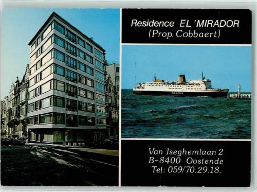 Ostende Residence El Miador Schiff Sealink