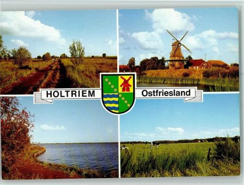 Westerholt Typische Landschaft des Holtriemer Raumes Windmühle