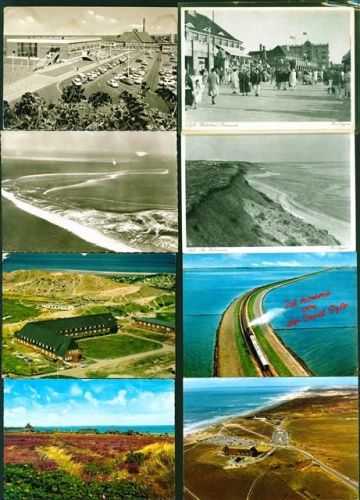 Sylt Lot mit 35 AK, ca. 1932-1989 überwiegend nach 1960; überwiegend gute Erhaltung, größtenteils gelaufen