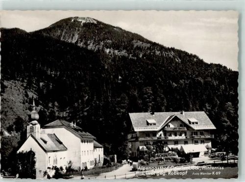 Hinterriß Alpengasthof Grießenbeck gegen Roßkopf AKU2