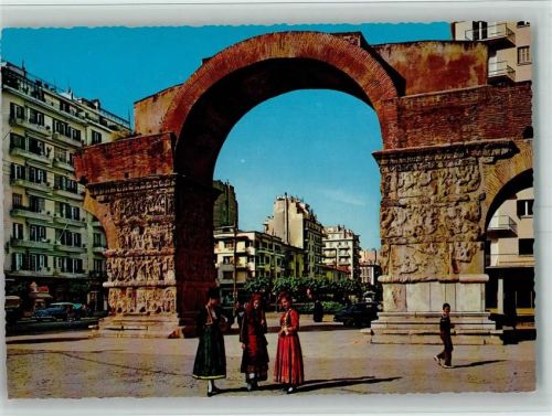 Thessaloniki Galerius-Bogen Tracht Auto