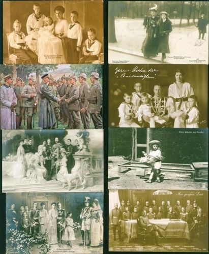 Adel Preußen Lot mit 92 AK, 1903-1925; überwiegend gute Erhaltung, teils gelaufen