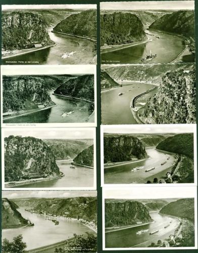 Loreley Schifffahr Loreley Lot mit 28 AK, ca. 1957-1968; überwiegend gute Erhaltung, teils gelaufen