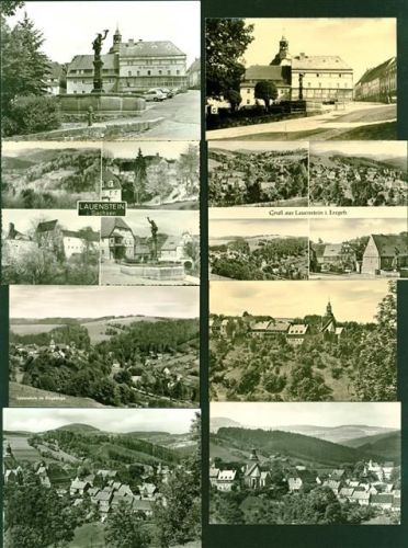 01778 O8246 Lauenstein , Sachs Kleinposten bis 20 Lot mit 15 AK, ca. 1950-1963; gute Erhaltung, wenige gelaufen