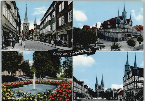 Duderstadt Rathaus , Spiegelbrücke