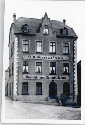 Niederemmel Foto-Karte, Gasthof Heinr. Schmitt