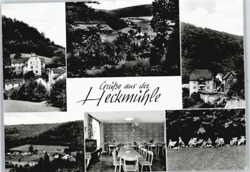 97737 W8780 Gemünden a. Main - Gasthaus Pension Heckmühle
