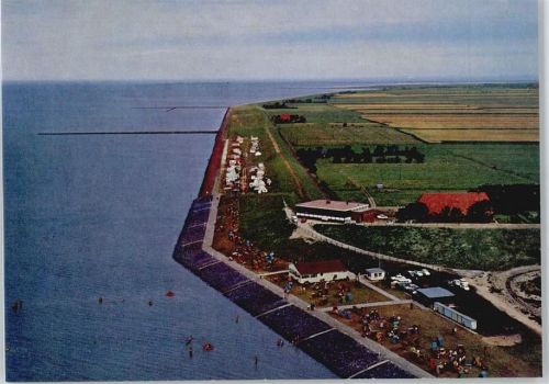 Tossens Strandhalle , Fliegeraufnahme
