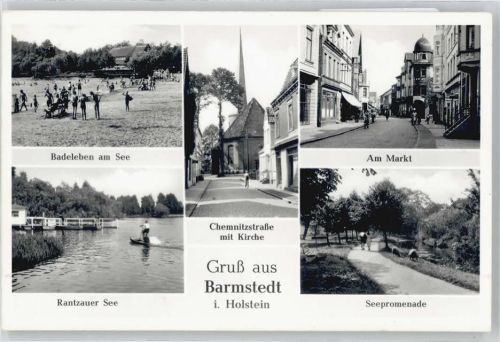 Barmstedt Marktplatz , Rantzauer See , Chemnitzstrasse