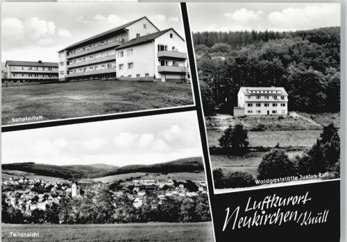 Ziegenhain Gaststätte Justus-Ruh Sanatorium Teilansicht