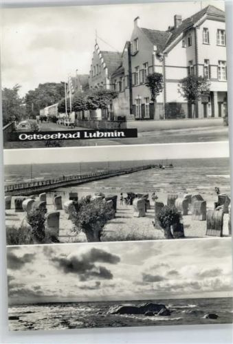 17509 O2205 Lubmin - Meer Strand Fußgänger