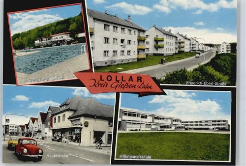 Lollar Schwimmbad, Friedrich-Ebert-Straße, Hauptstraße
