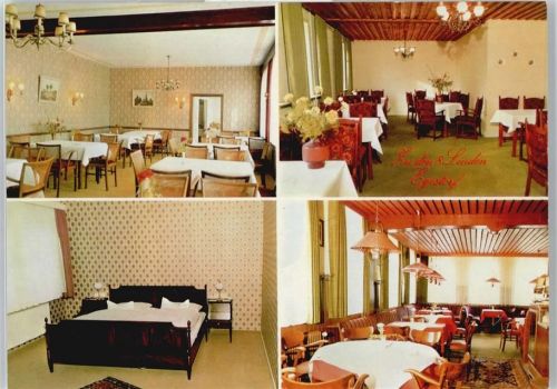 Egestorf Hotel zu den acht Linden Bett Tisch Stuhl