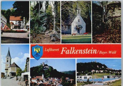 Falkenstein Kirche Schwimmbad Baum Berg