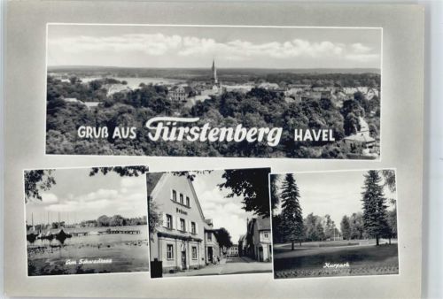 Fürstenberg Gesamtansicht Kurpark See