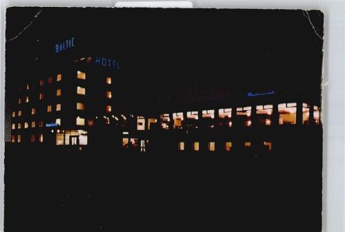 Großenbrode Hotel Baltic Nacht Fenster