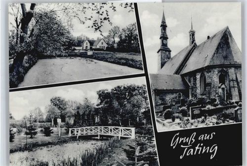 Tating Kirche Brücke Fluss